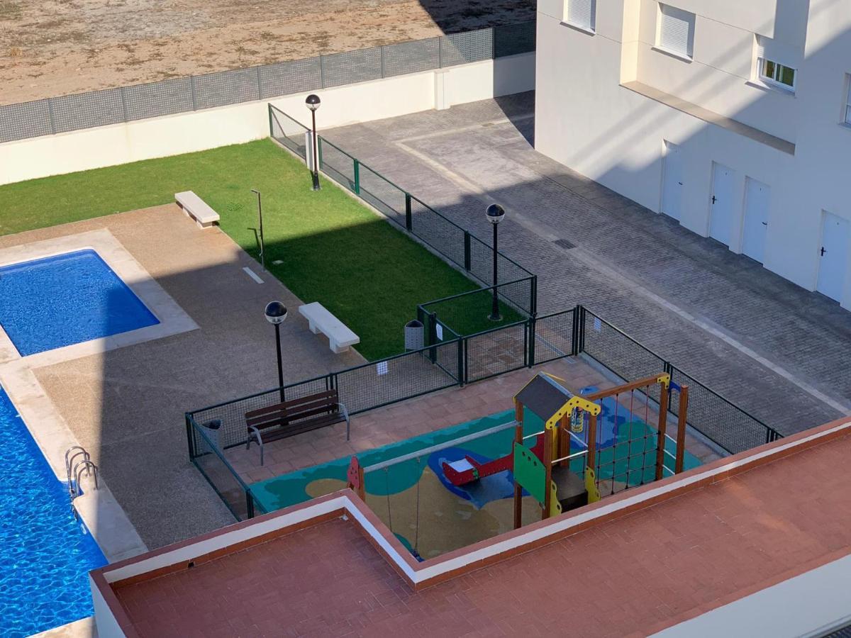 Beautiful Apartment With Pool Near The Beach Oliva Buitenkant foto