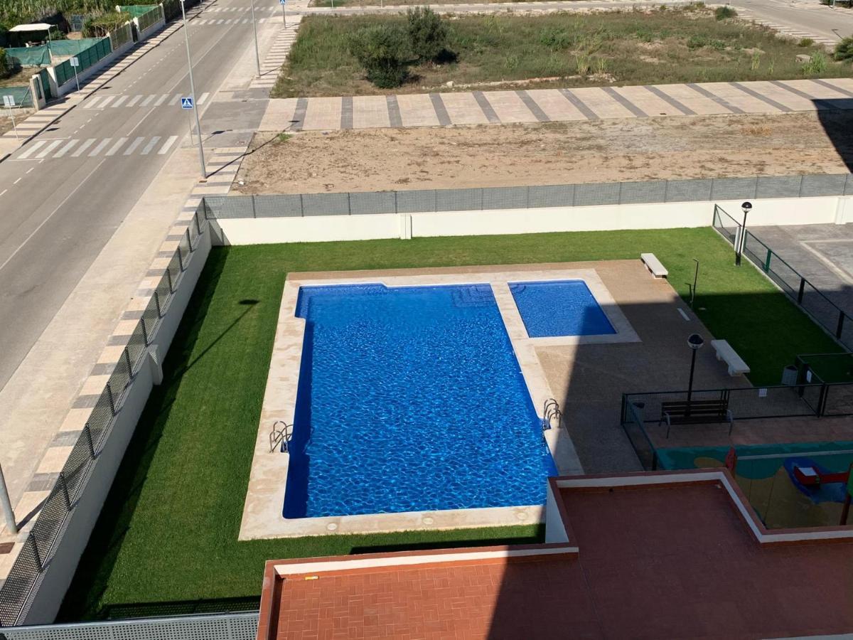 Beautiful Apartment With Pool Near The Beach Oliva Buitenkant foto