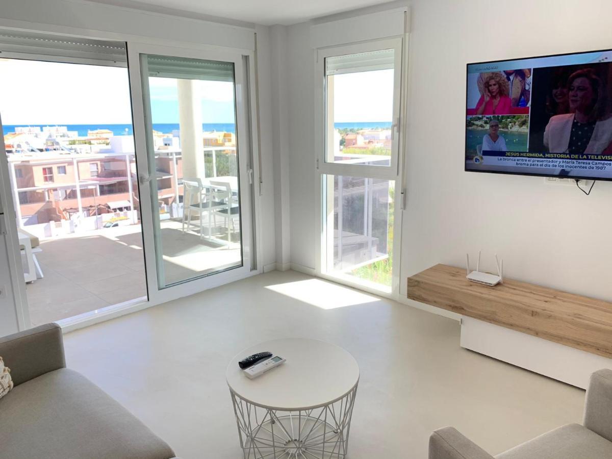 Beautiful Apartment With Pool Near The Beach Oliva Buitenkant foto